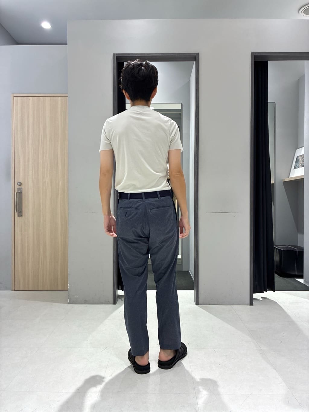 わいずみさんの「TAKEO KIKUCHI｜【COOL CITY WEAR】DotAir（R）サッカー シャツ」を使ったコーディネート