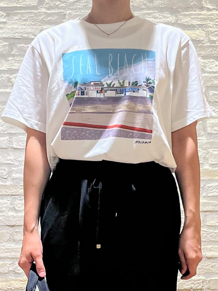 さくらさんの「OPAQUE.CLIP｜風景イラストプリントTシャツ」を使ったコーディネート