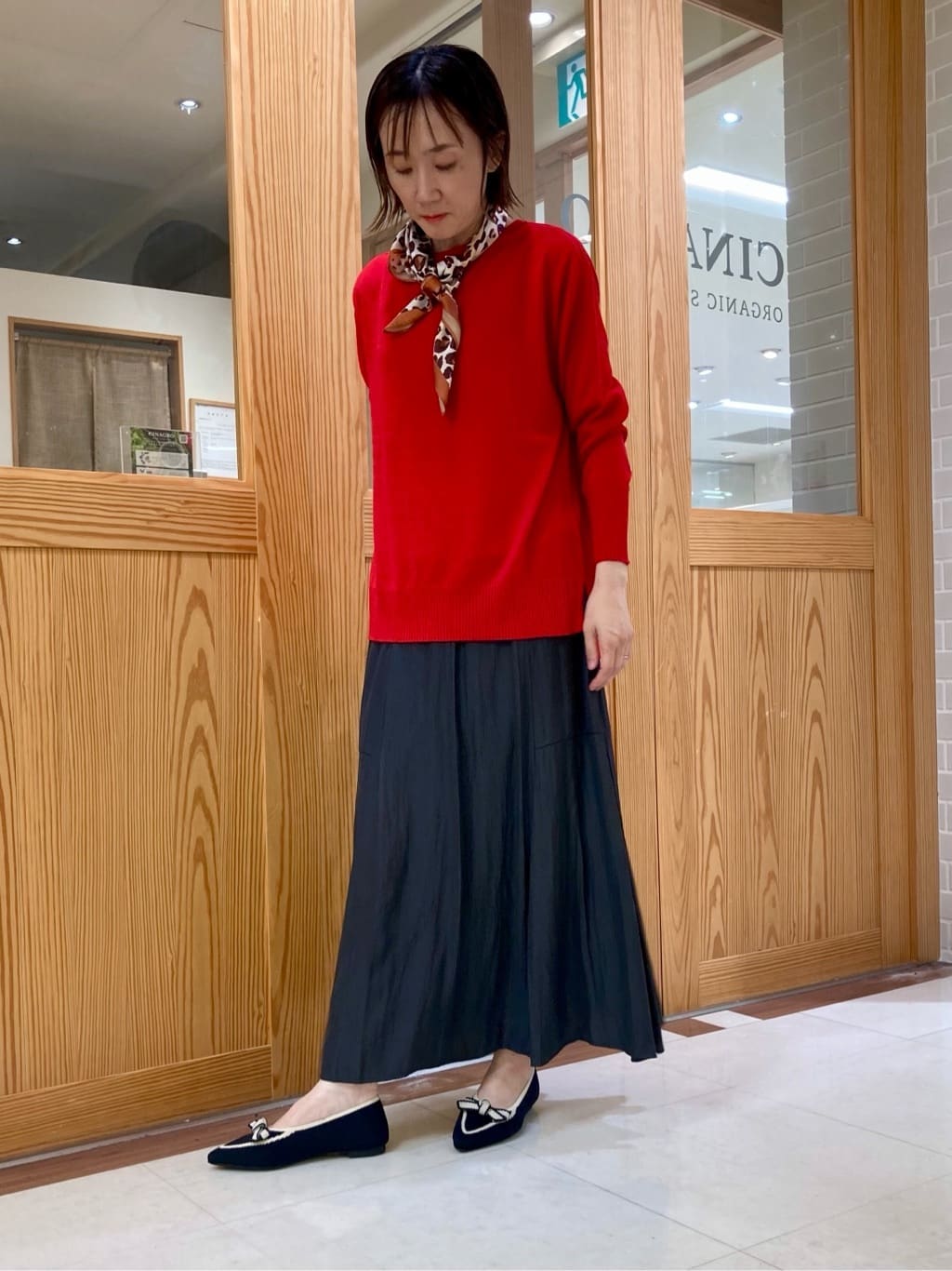 ゆうさんの「UNTITLED｜【洗える/1枚で着映え】ソフト裾フレアスカート」を使ったコーディネート