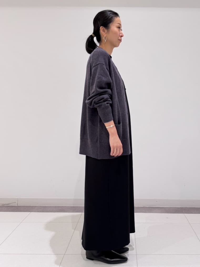MIYAKAWAさんの「DRESSTERIOR｜レタードニットカーディガン」を使ったコーディネート