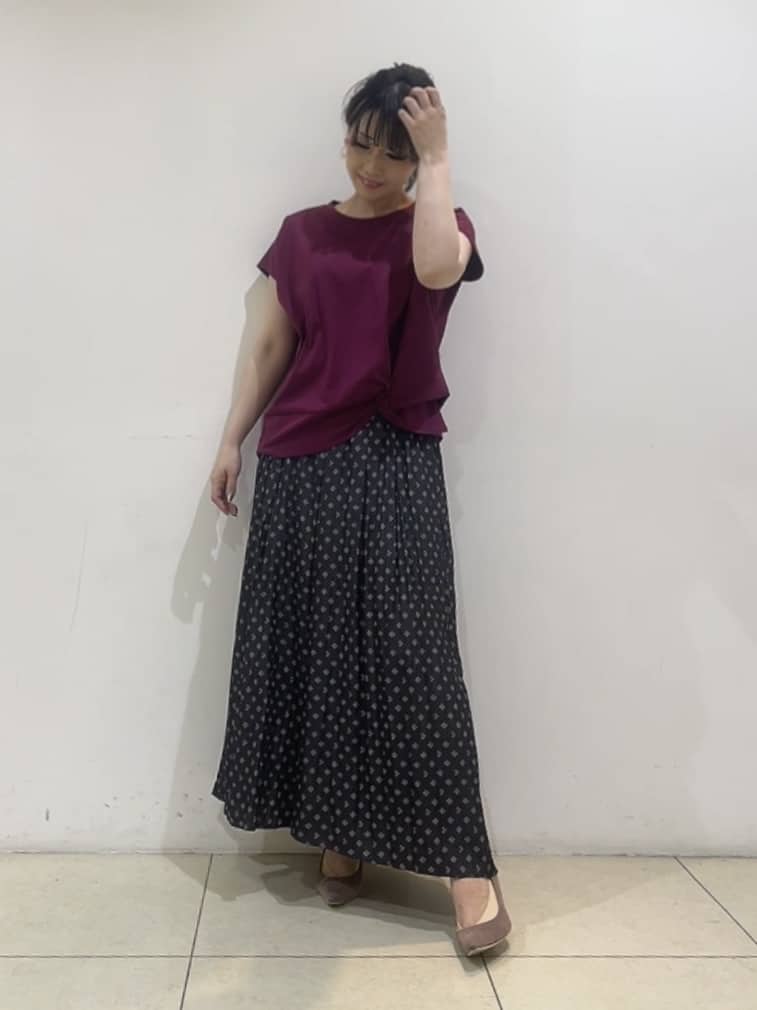 watanabeさんの「UNTITLED｜【洗える/Tシャツ】ツイストプルオーバー」を使ったコーディネート