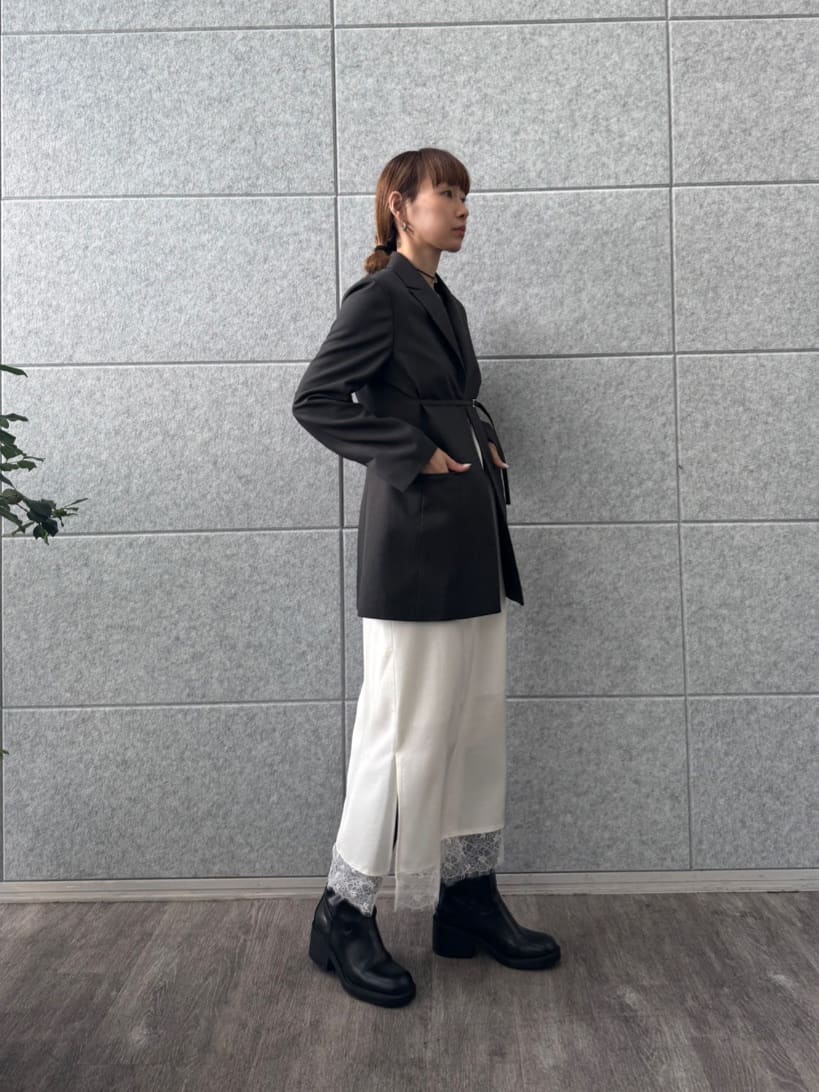 designer yukaさんの「CODE A｜vintage like lace dress」を使ったコーディネート