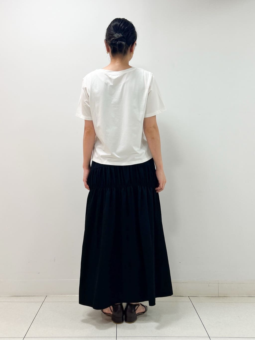 Kaiさんの「Dessin｜【洗える】チュール刺繍Tシャツ」を使ったコーディネート
