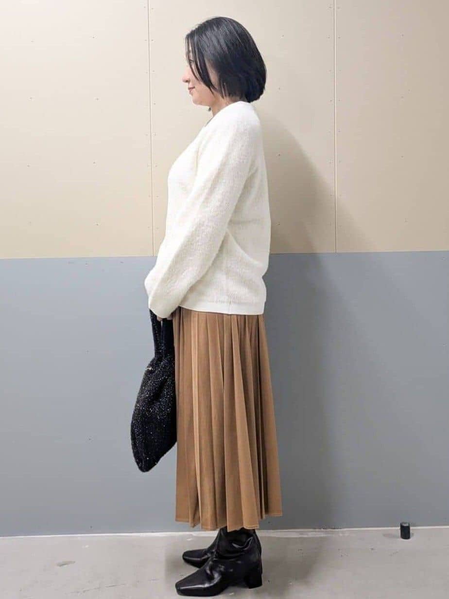 ゆきさんの「OPAQUE.CLIP｜フロッキーチュールトップス【洗濯機OK】」を使ったコーディネート