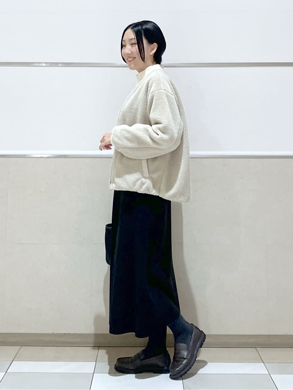 eriko さんの「Dessin｜【2WAY】リバーシブルタフタボアアウター」を使ったコーディネート
