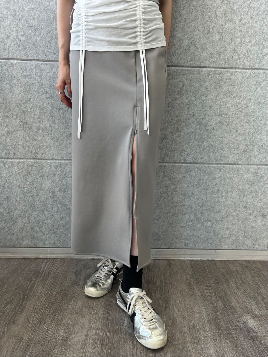 honoka Aさんの「CODE A｜asymmetry gather tank」を使ったコーディネート