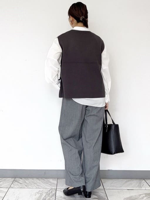 nekoさんの「Reflect｜【すっきりシルエット】ワイドクロップドパンツ」を使ったコーディネート