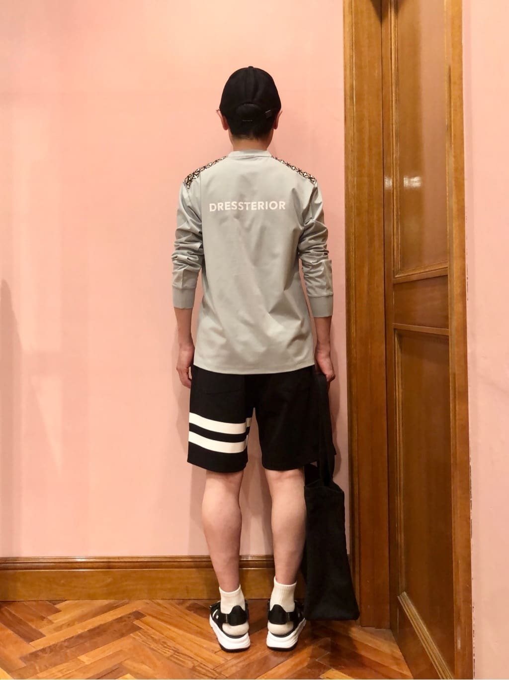 OKJさんの「DRESSTERIOR｜Dロゴ メッシュキャップ」を使ったコーディネート