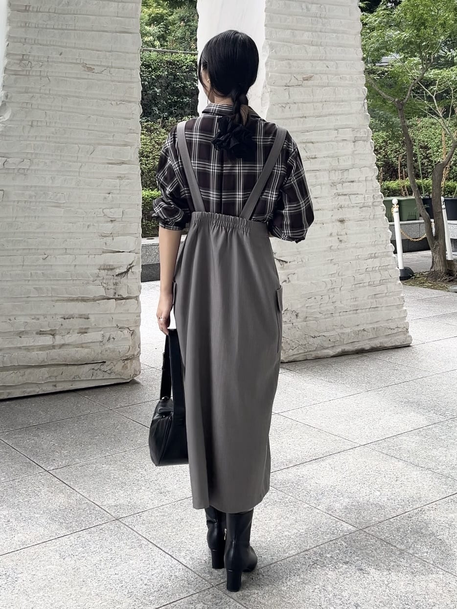 cotaniさんの「grove｜今の季節にちょうどいい　オンブレーチェックシャツ」を使ったコーディネート
