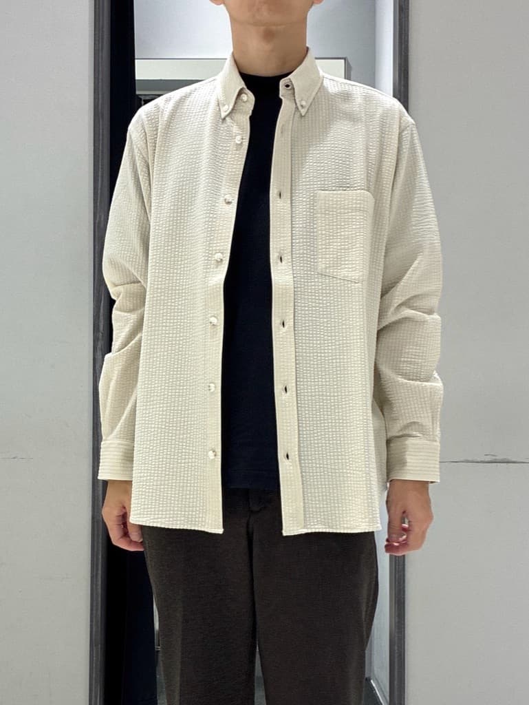 わいずみさんの「TAKEO KIKUCHI｜【COOL CITY WEAR】インドライ天竺モックネック プルオーバー /吸汗速乾」を使ったコーディネート