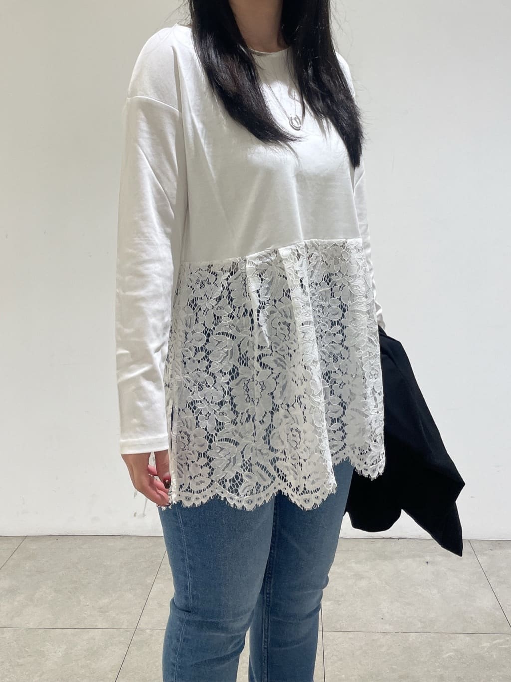 emikaさんの「INDIVI｜【軽く羽織れる！】ダブルジャケット」を使ったコーディネート