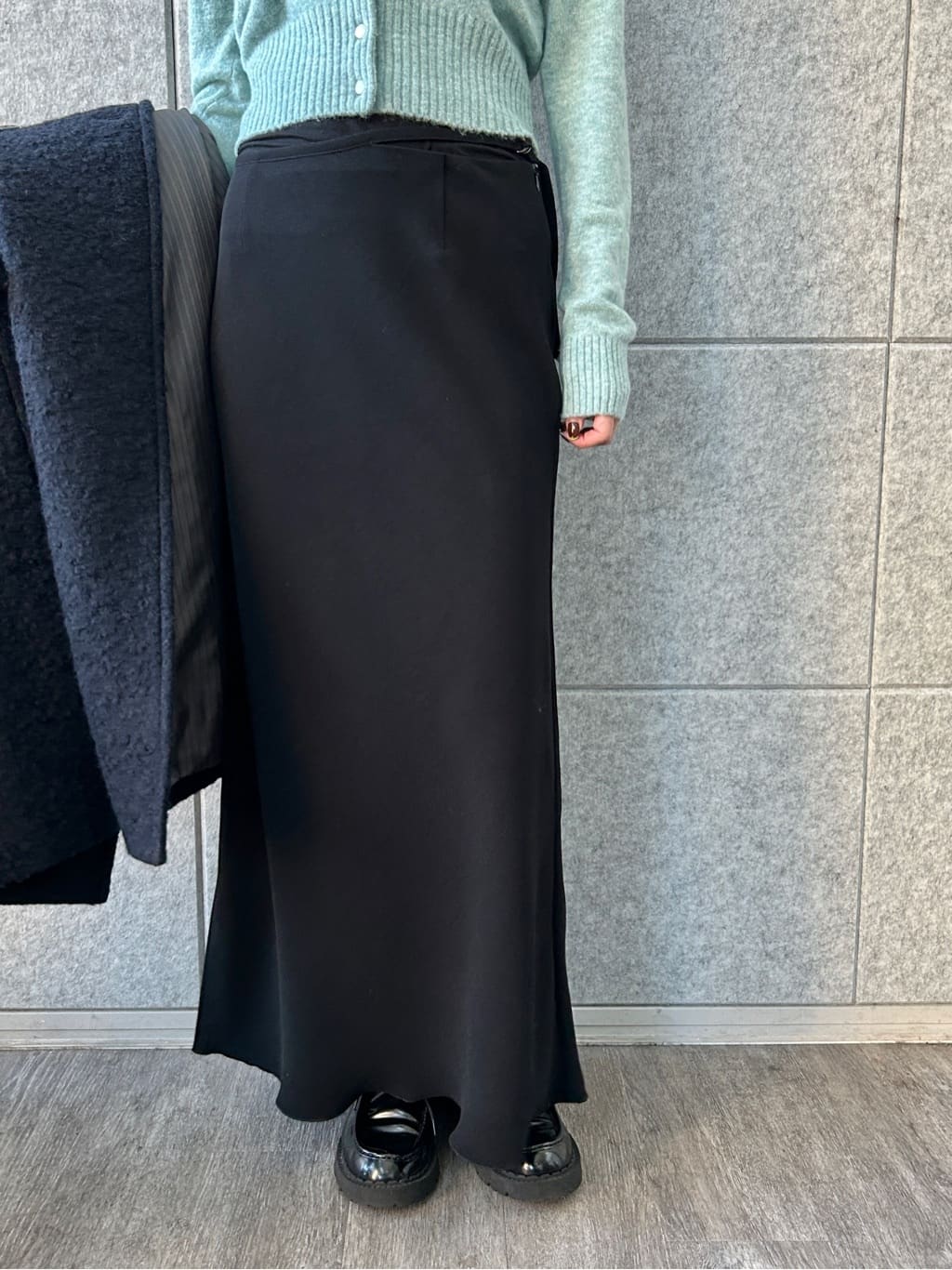 harunaさんの「CODE A｜【ReRe】easy－fit long skirt」を使ったコーディネート