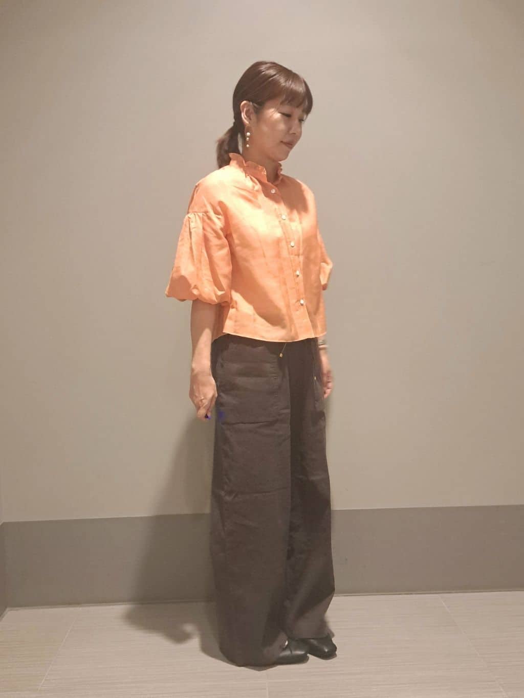 Takahashiさんの「DRESSTERIOR｜◆ソフトレザーバレエシューズ」を使ったコーディネート