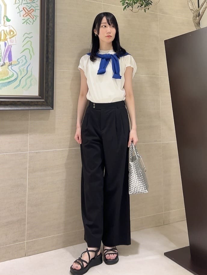 sechiさんの「UNTITLED｜【ステンレス】レイヤードチェーンネックレス」を使ったコーディネート