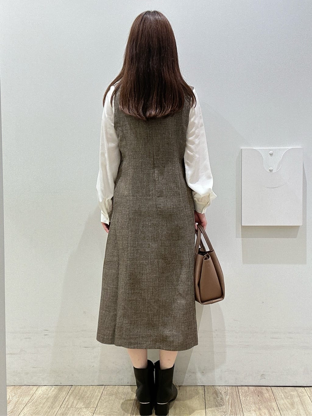 MOMOさんの「index｜アシンメトリーレイヤードボウタイブラウス【洗濯機OK／イージーアイロン／防シワ】《XS～3L》」を使ったコーディネート