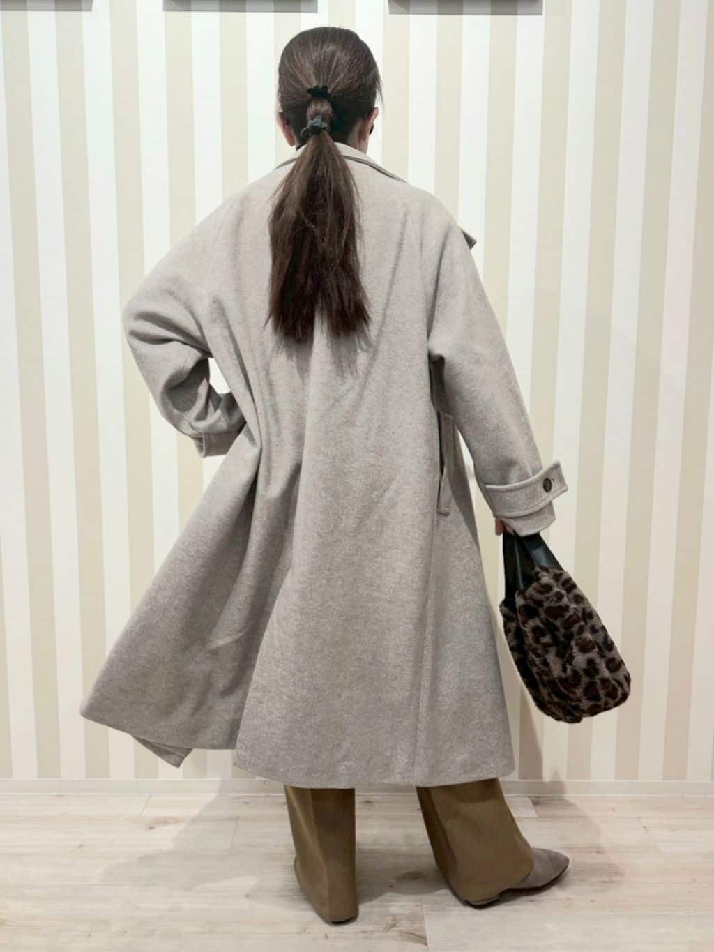 nonaさんの「SHOO･LA･RUE｜【S-LL】大人上品な レトロフラワーニット」を使ったコーディネート