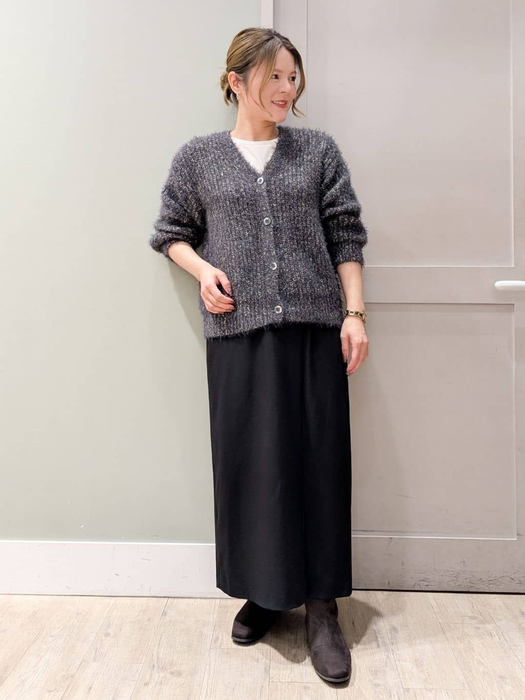 kuwawaさんの「grove｜最終お値下げ！！【名品アウター/3WAY・はっ水】ボアライナー付きモッズコート」を使ったコーディネート