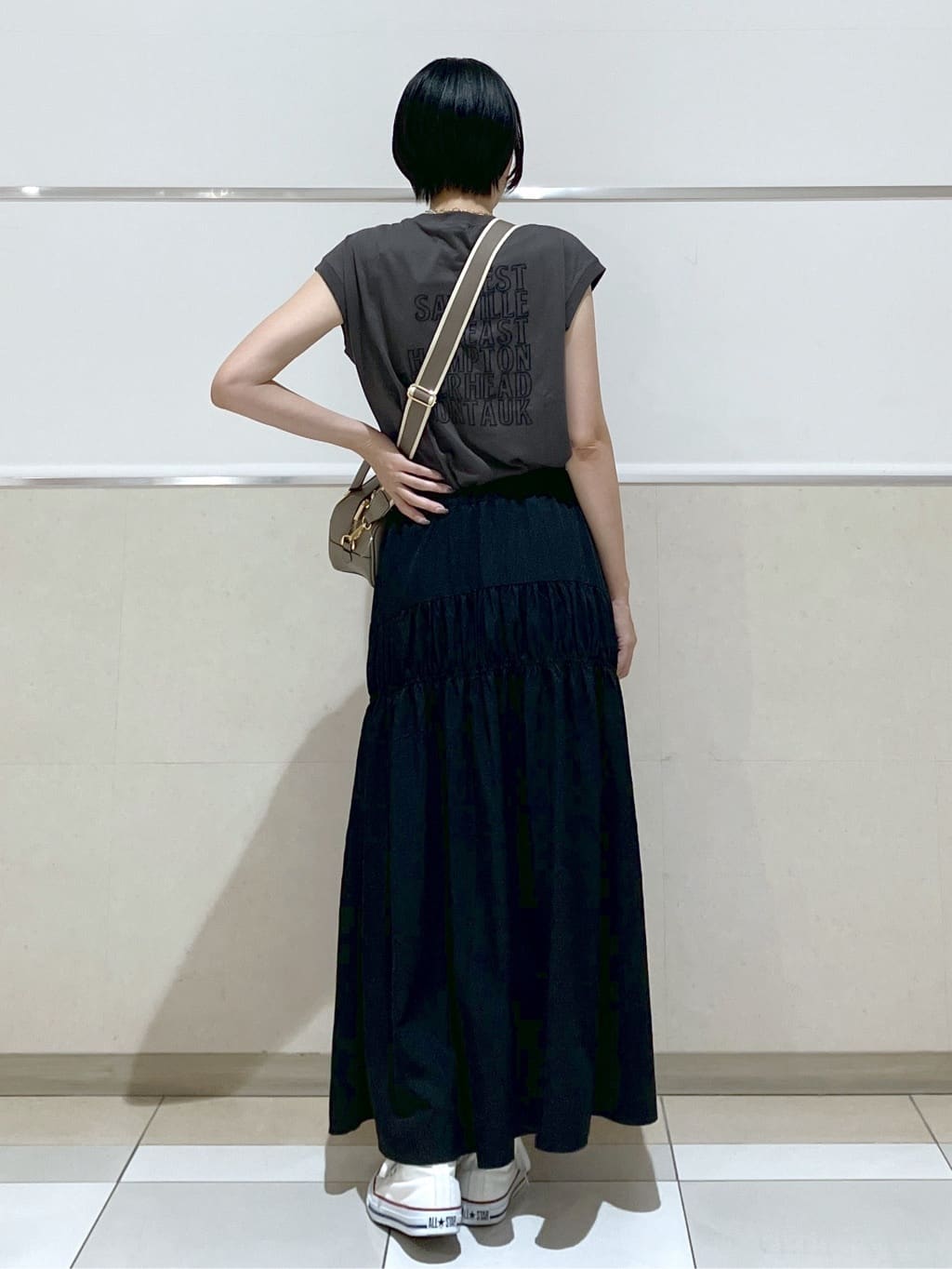 eriko さんの「Dessin｜【洗える】オーガニックコットンフレンチスリーブ」を使ったコーディネート