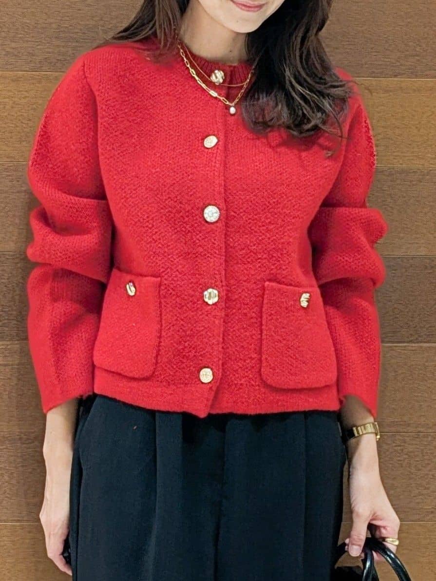 machiさんの「OPAQUE.CLIP｜美脚イージーワイドパンツ【防シワ／洗濯機洗い可／抗ピル／ストレッチ】《丈が選べる／SS-LLサイズ／」を使ったコーディネート