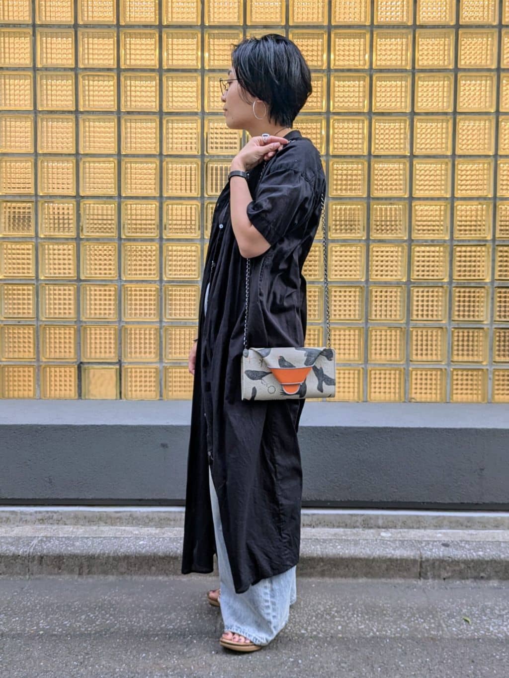 MTさんの「HIROKO HAYASHI｜チェーン付長財布用 ロングチェーン」を使ったコーディネート