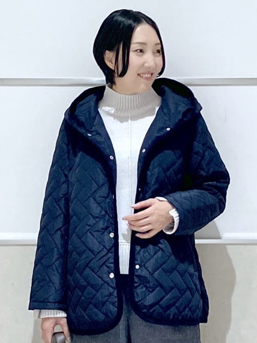 eriko さんの「Dessin｜【洗える】センタータックラインハイネックニット」を使ったコーディネート