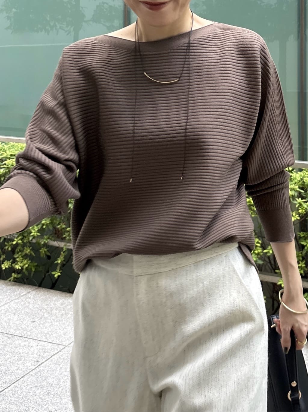 kotakiさんの「INDIVI｜【洗える／体型カバー】美シルエットニット」を使ったコーディネート