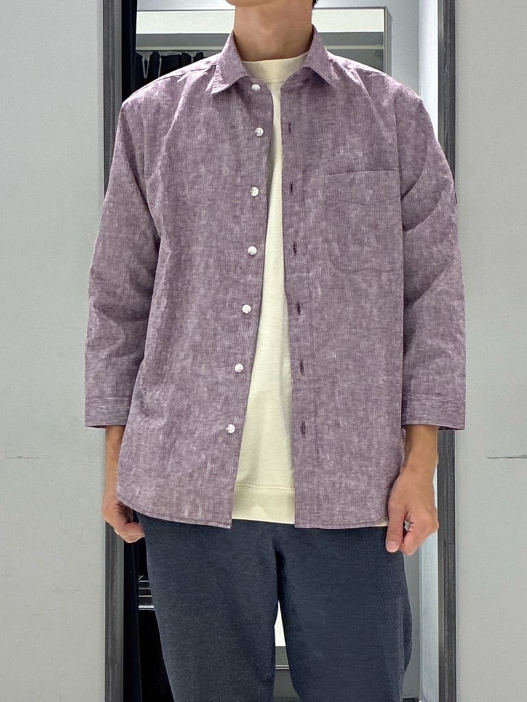 わいずみさんの「TAKEO KIKUCHI｜【抗菌防臭／5サイズ展開】ハイゲージポンチ Tシャツ」を使ったコーディネート