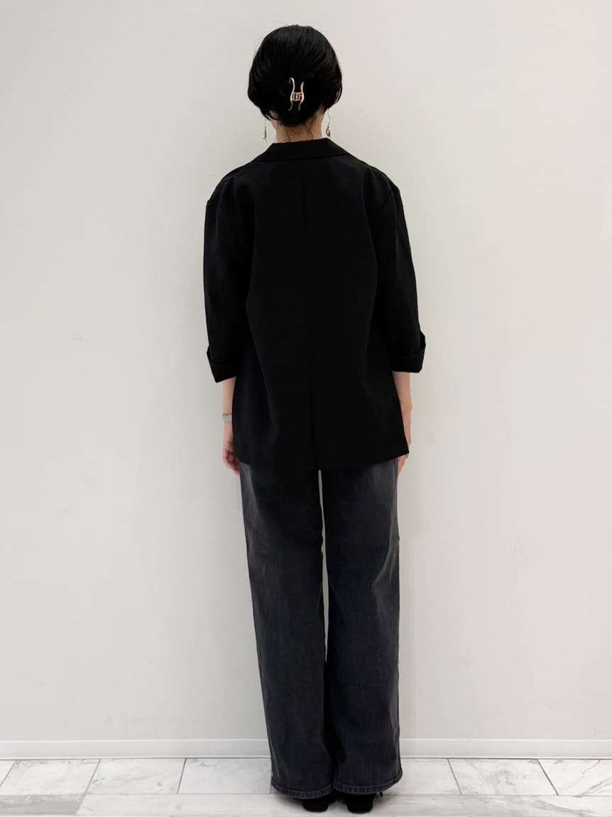 JIMAさんの「OPAQUE.CLIP｜リネンライクダブルジャケット【洗える】」を使ったコーディネート