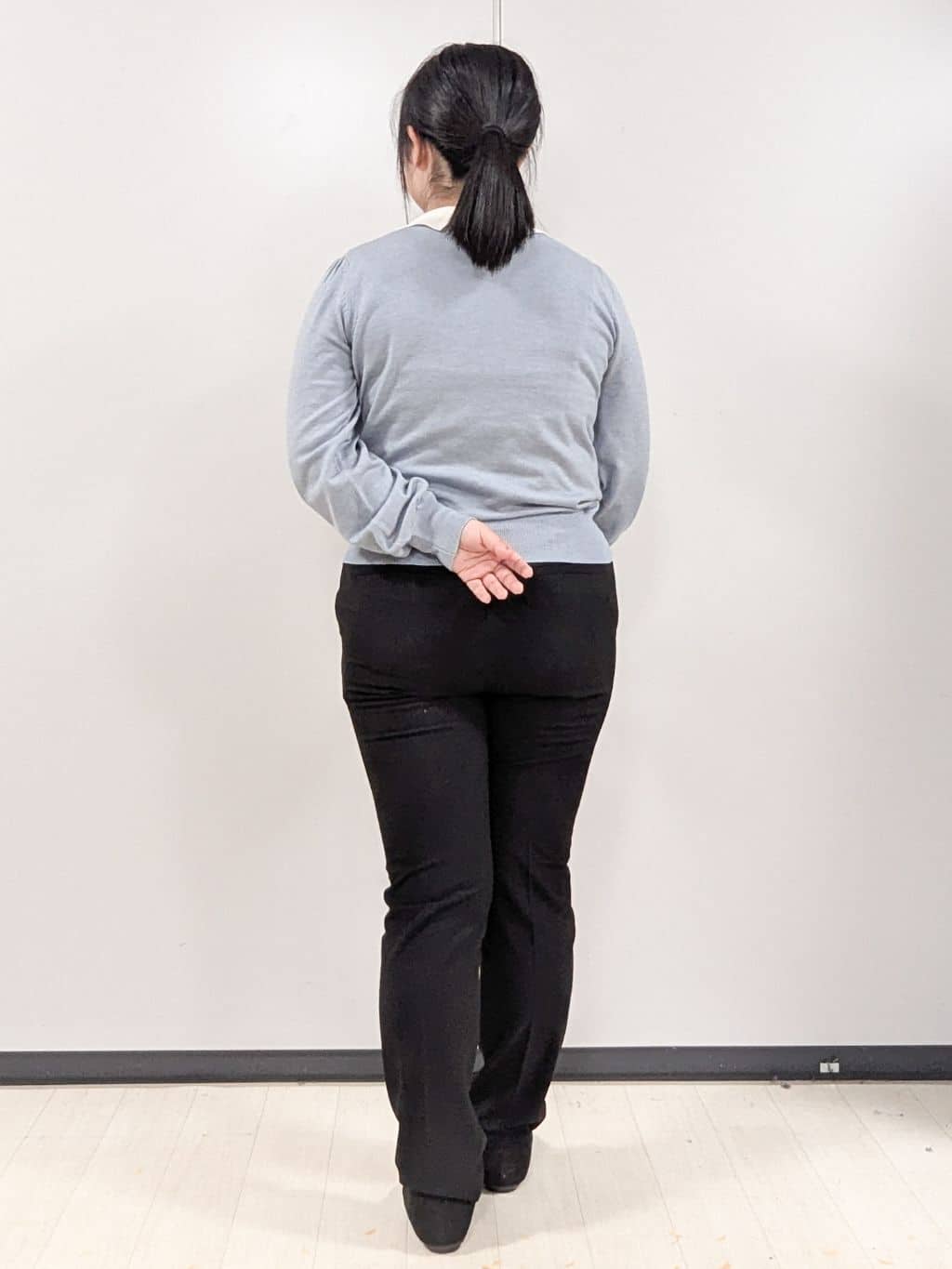 Nonさんの「index｜ウォームストレッチテーパードパンツ【洗濯機OK／防シワ／吸湿発熱】《XS～3L》」を使ったコーディネート