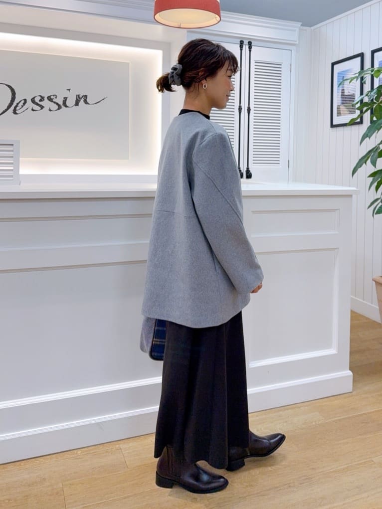 Osawaさんの「Dessin｜【洗える】リブタートルネックニット」を使ったコーディネート
