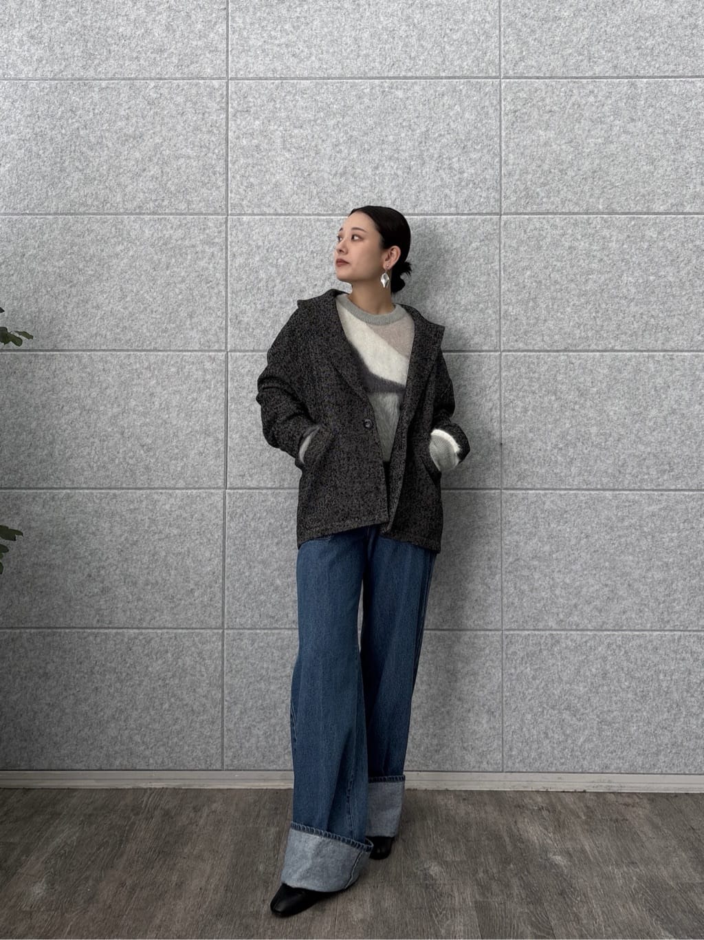 ayanoさんの「INDIVI｜ロールアップデニム」を使ったコーディネート