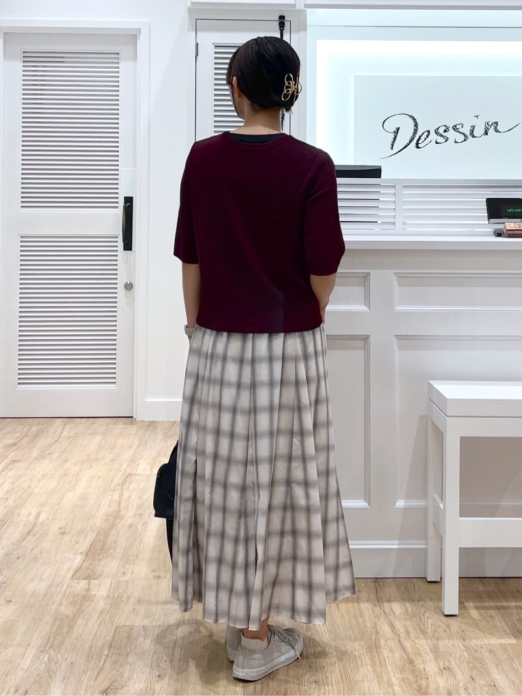 canaさんの「Dessin｜【UVカット/洗える】2WAY五分袖カーディガン」を使ったコーディネート