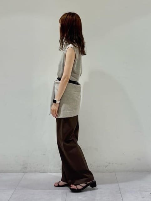 kyokaさんの「UNTITLED｜【アンサンブル可/洗える】シアーノースリーブ プルオーバー」を使ったコーディネート