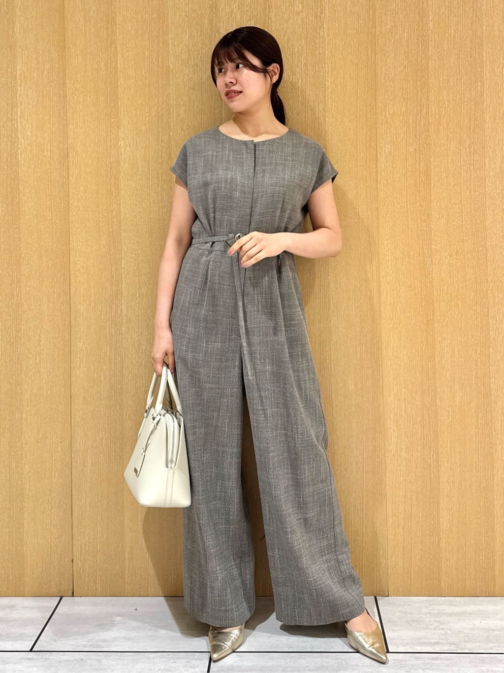 nanaさんの「UNTITLED｜【接触冷感/オールインワン/洗える】梳毛調合繊コンビネゾン」を使ったコーディネート