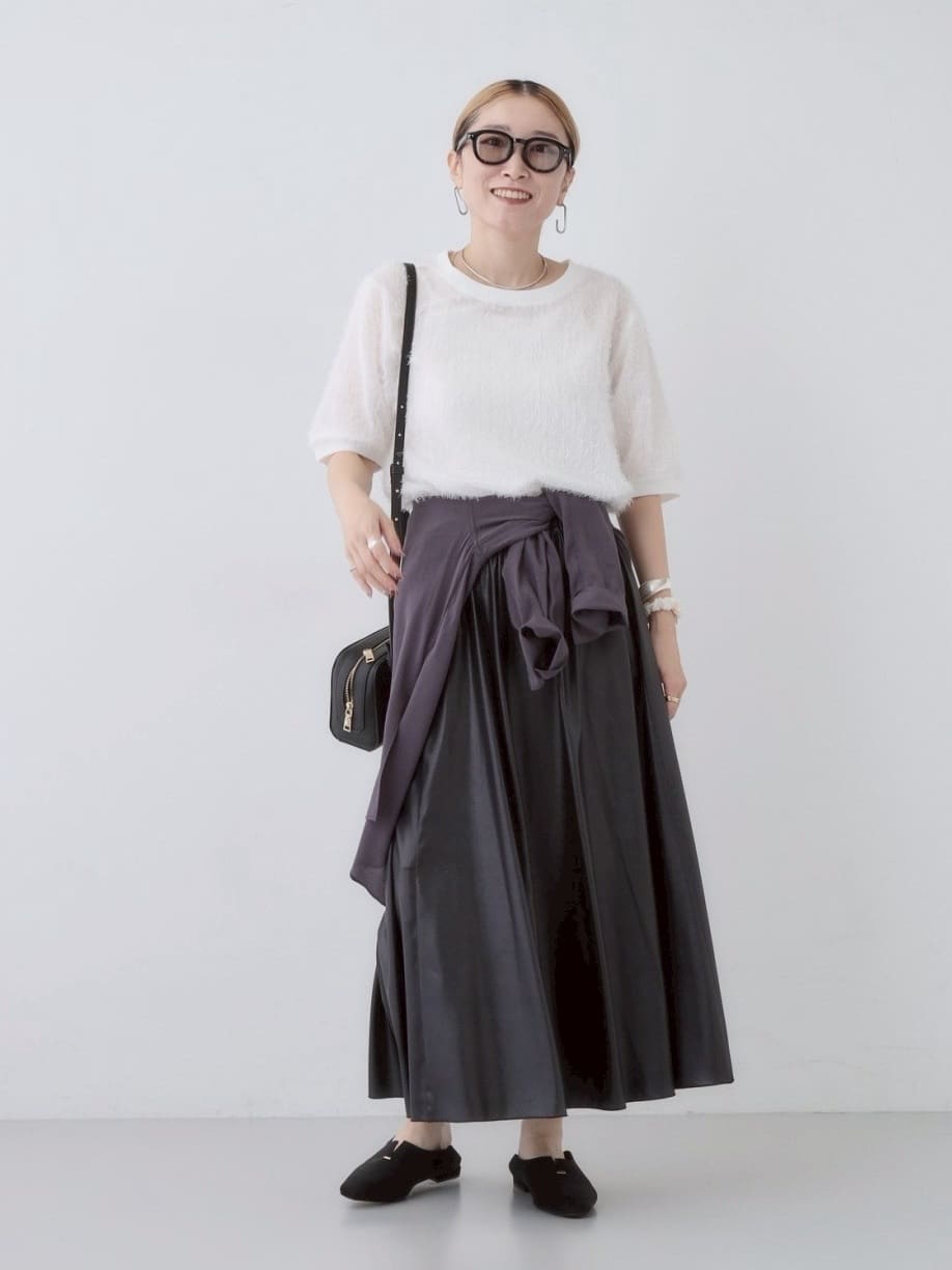kotakiさんの「INDIVI｜ヘアリージャカードトップス」を使ったコーディネート
