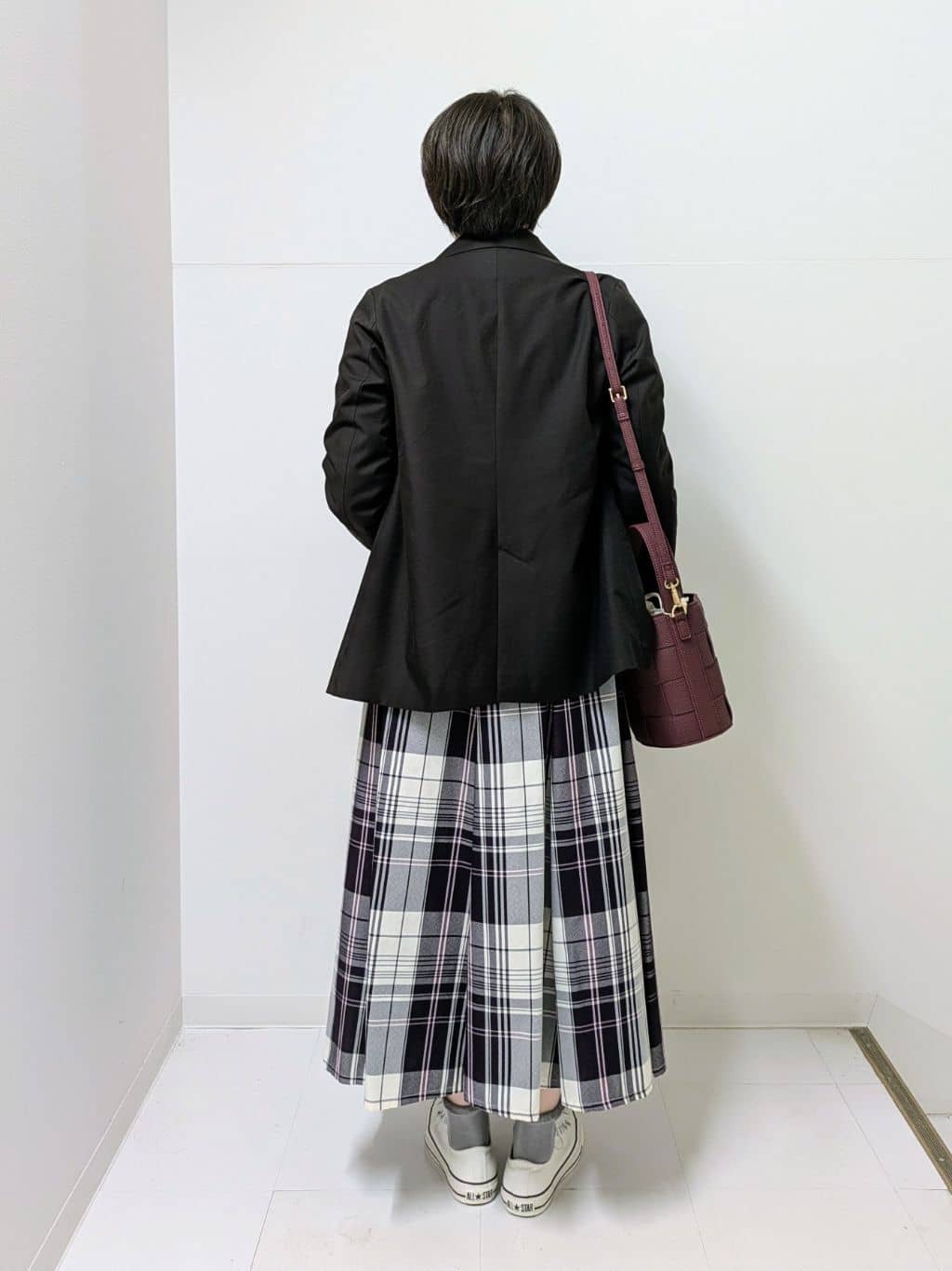 Asaさんの「Dessin｜【洗える】リブタートルネックニット」を使ったコーディネート