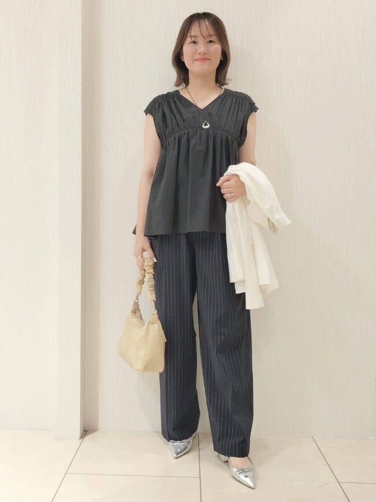 naokoさんの「UNTITLED｜【追加/日本製】メッシュベルト」を使ったコーディネート