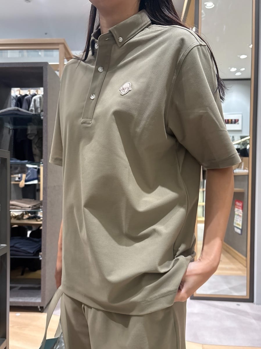 よぴさんの「TAKEO KIKUCHI｜【COOL CITY WEAR】エアートール オープンカラーシャツ /接触冷感・通気性」を使ったコーディネート