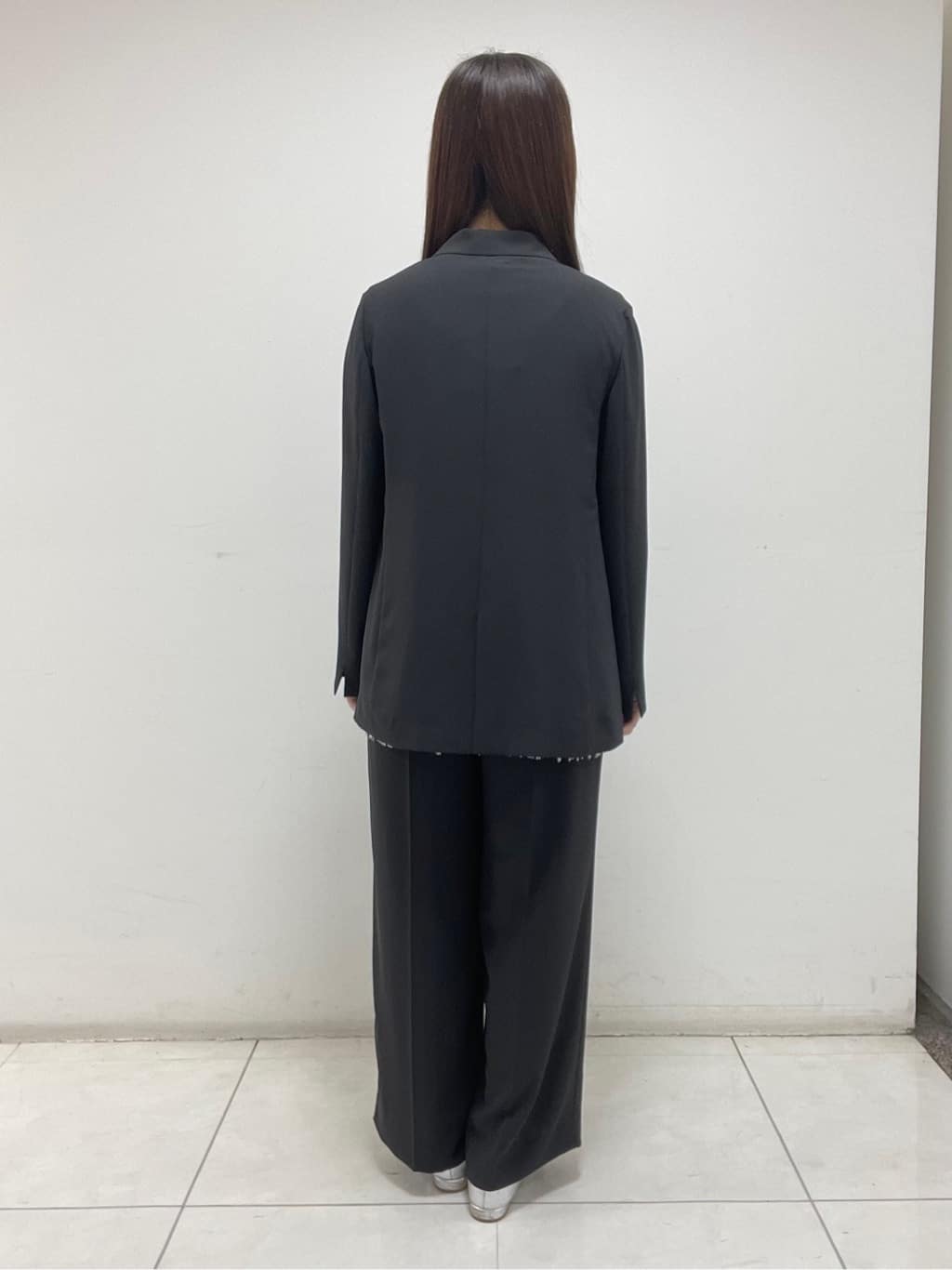 mさんの「INDIVI｜【軽く羽織れる！】ダブルジャケット」を使ったコーディネート