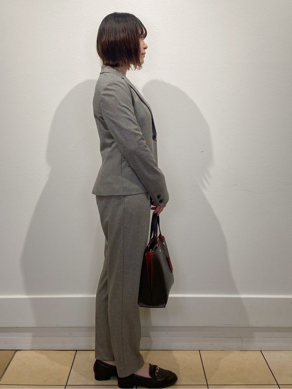 kimiさんの「index｜《5色展開／XS-LLサイズ》ストレッチテーラードジャケット／セットアップ対応【イージーアイロン】」を使ったコーディネート