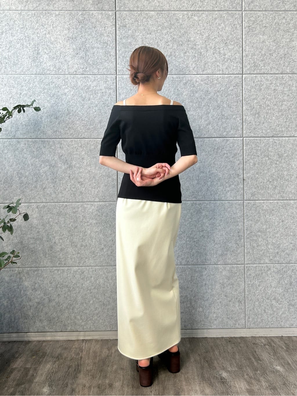 harunaさんの「CODE A｜【Cup-in】design cut camisole」を使ったコーディネート