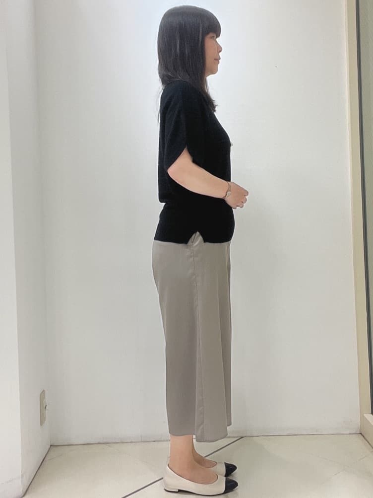 Chakoさんの「Reflect｜◆ドライタッチプルオーバーニット」を使ったコーディネート