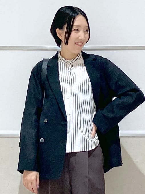 eriko さんの「Dessin｜【セットアップ可/洗える】スティックパンツ」を使ったコーディネート