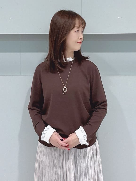 makiさんの「UNTITLED｜【着回しが効く／オンオフアウター】ウールショートコート」を使ったコーディネート
