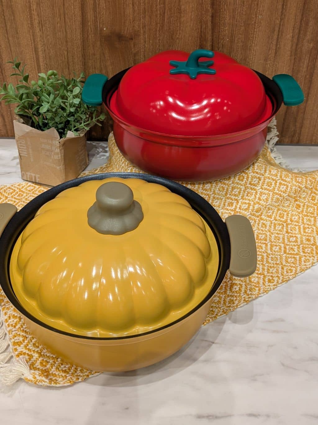 しょこさんの「212 KITCHEN STORE｜べジポ IH対応ミニ卓上鍋19cm かぼちゃ」を使ったコーディネート
