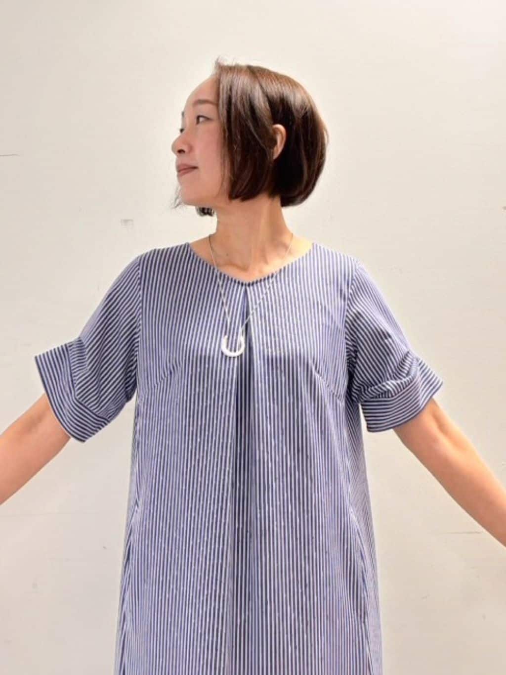keikoさんの「COUP DE CHANCE｜◆【手洗い可／日本製】リラクシーワンピース」を使ったコーディネート