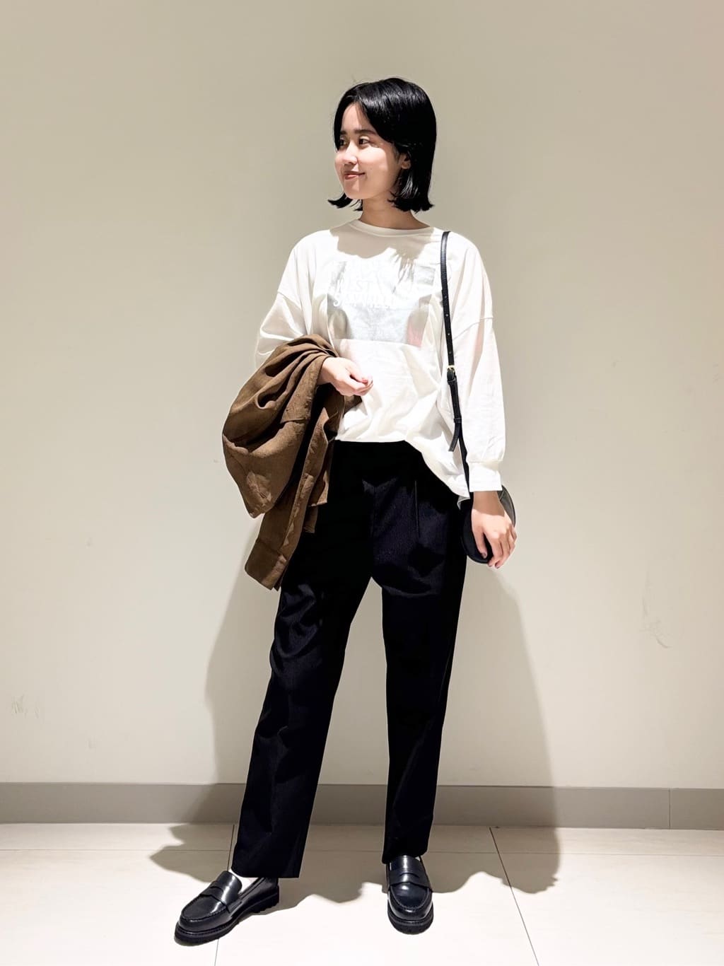 mayuさんの「Dessin｜本革バレル型ショルダーバッグ」を使ったコーディネート