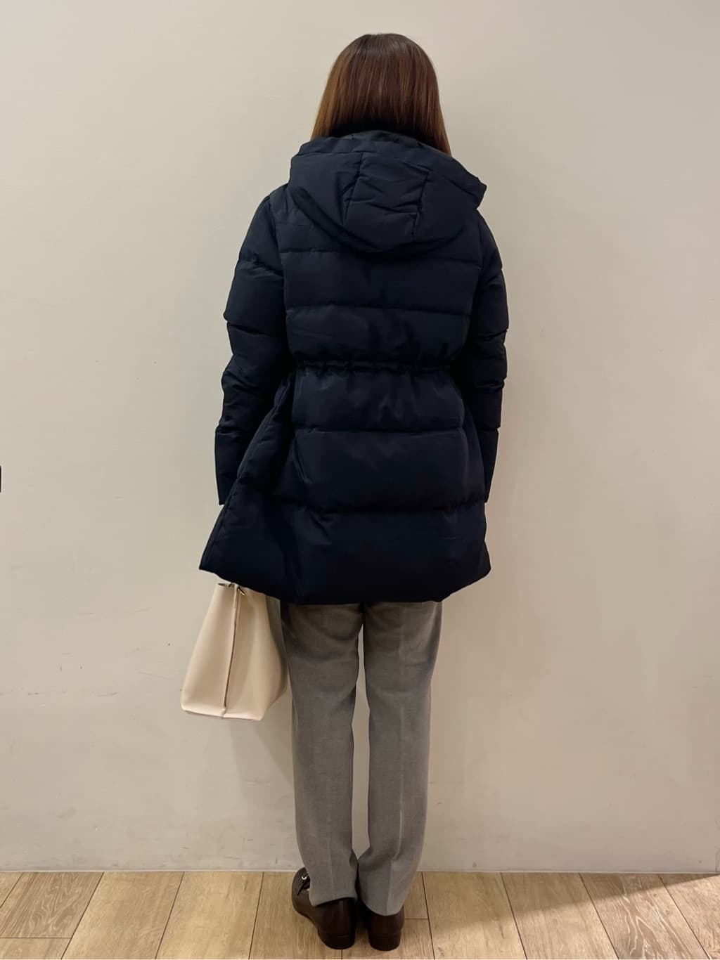 kcさんの「OPAQUE.CLIP｜KAWADAダウンドロストミドルコート【撥水／洗濯機OK／2WAY／静電気防止裏地】《XS～3L》」を使ったコーディネート