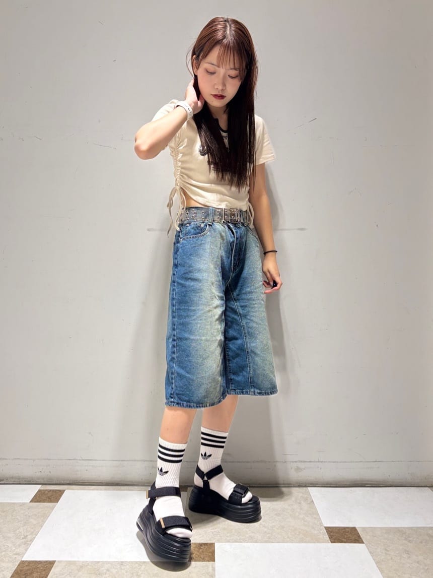 せらら⭐️さんの「ESPERANZA｜厚底フラットスポサン」を使ったコーディネート