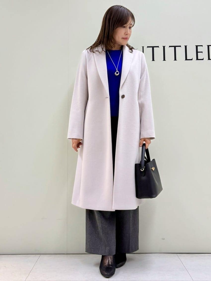 Sakaiさんの「UNTITLED｜【スタイリッシュ／オンオフ兼用】ウールチェスターコート」を使ったコーディネート